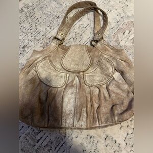 Free People Suede Leather Hobo Bag